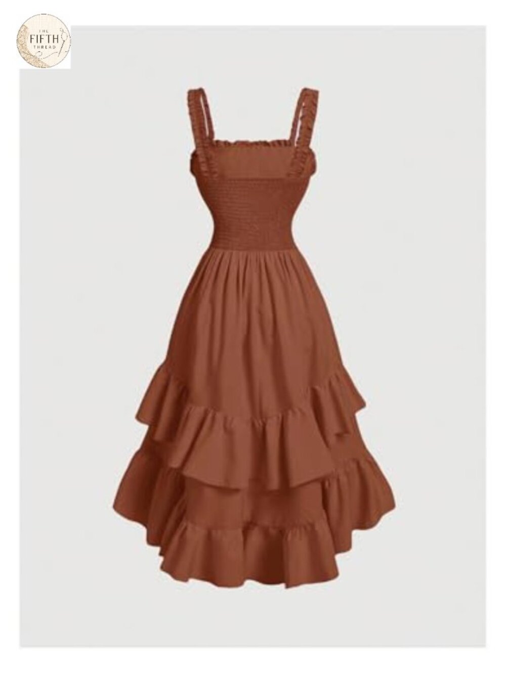SOLY HUX Women's Ruffle Hem Asymmetrical Ruched Long Dress Sleeveless Summer